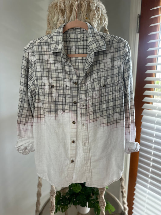 Bleached Flannel 4 - S/M - Green