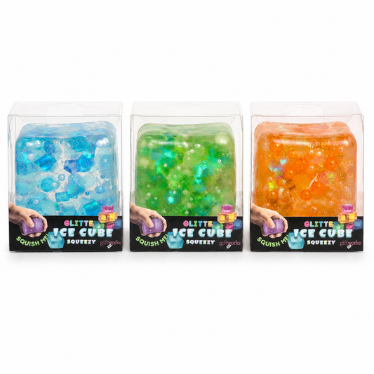 Glitter Ice Cube Squeezy