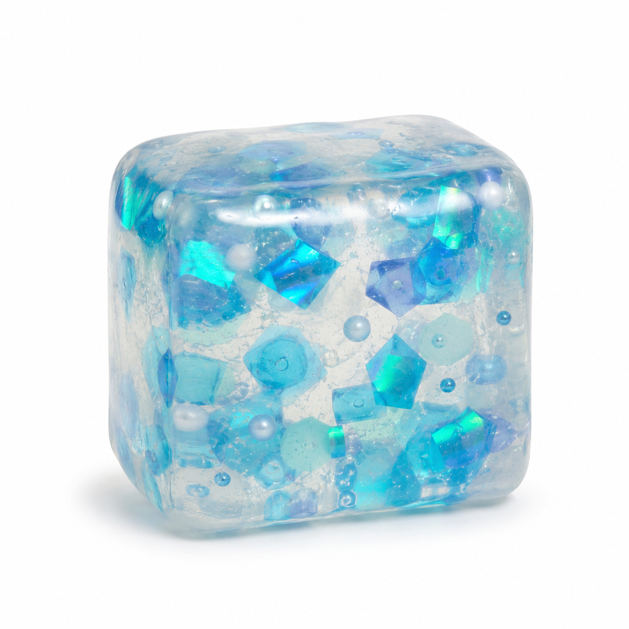 Glitter Ice Cube Squeezy