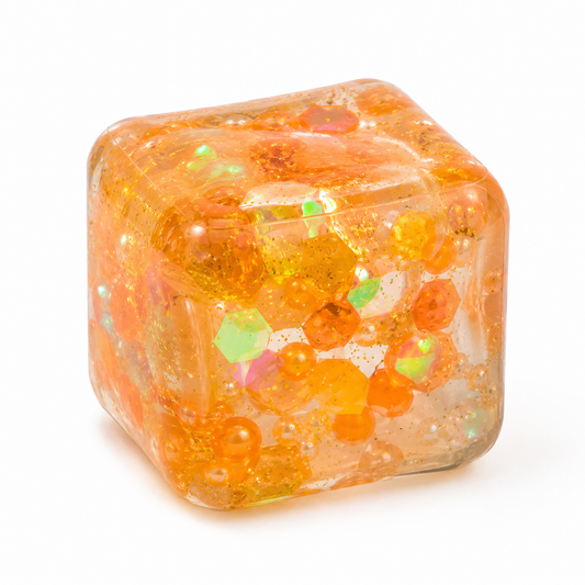 Glitter Ice Cube Squeezy