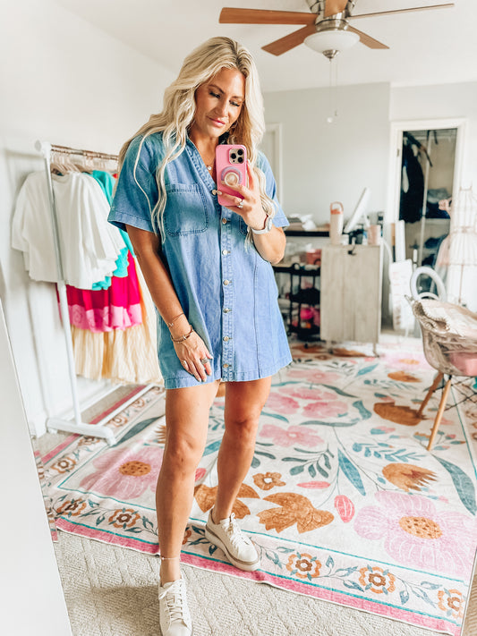 Easy Does It Denim Dress