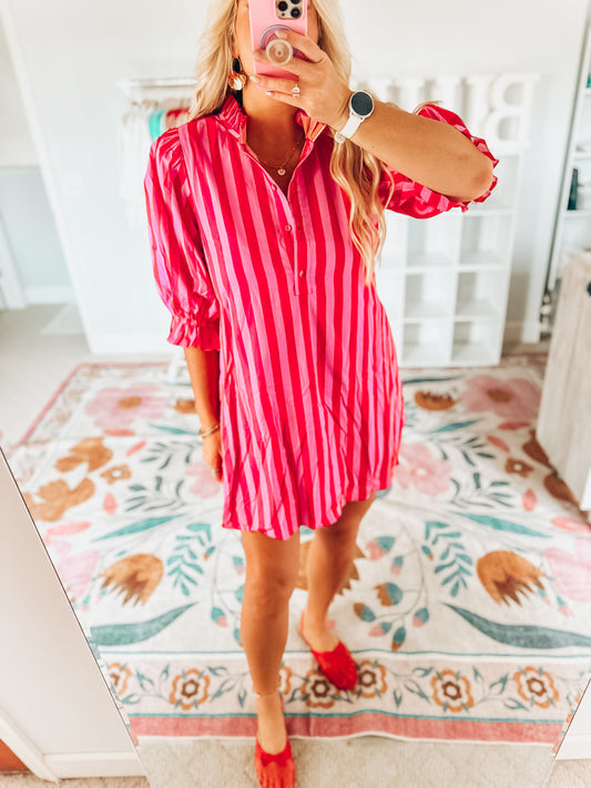 Pink Cabana Dress