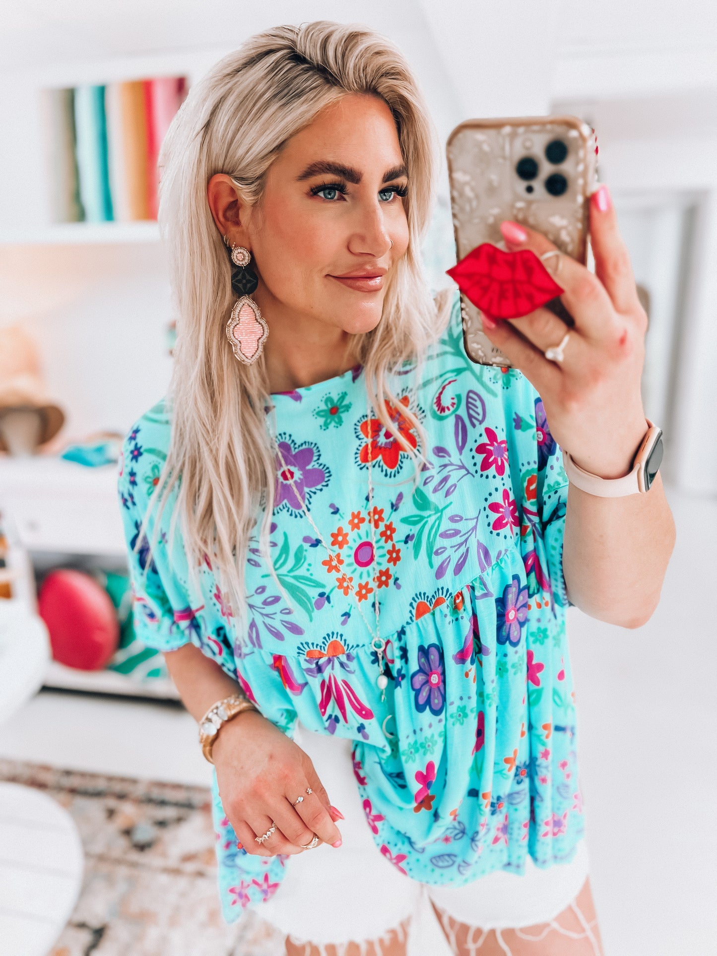 Jayden Mint Blue Top