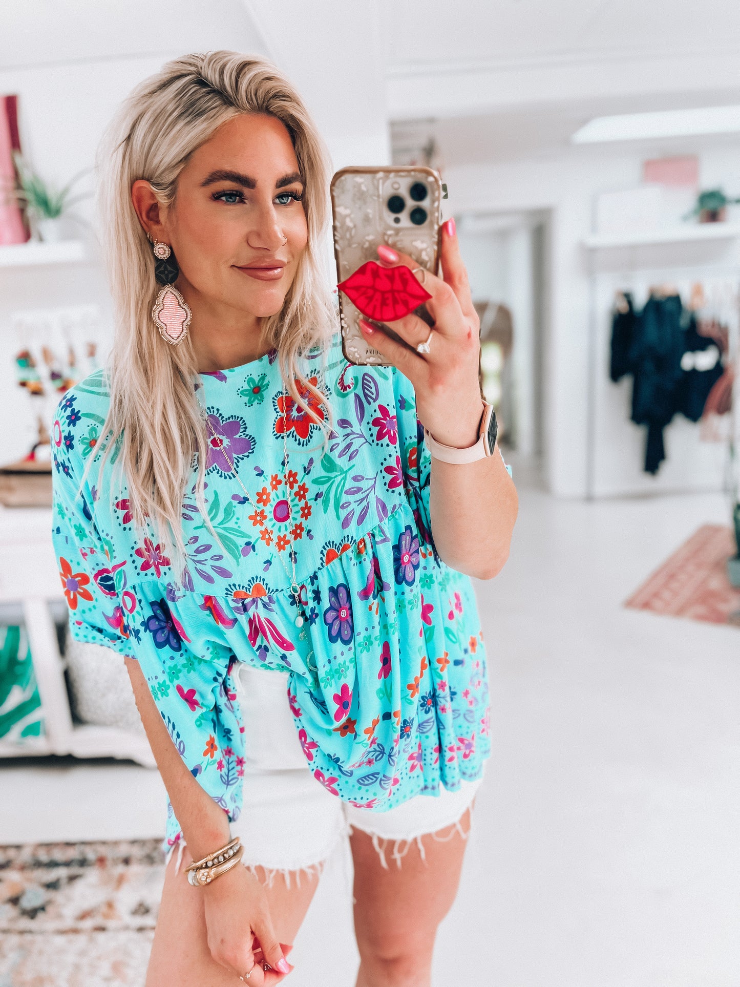 Jayden Mint Blue Top