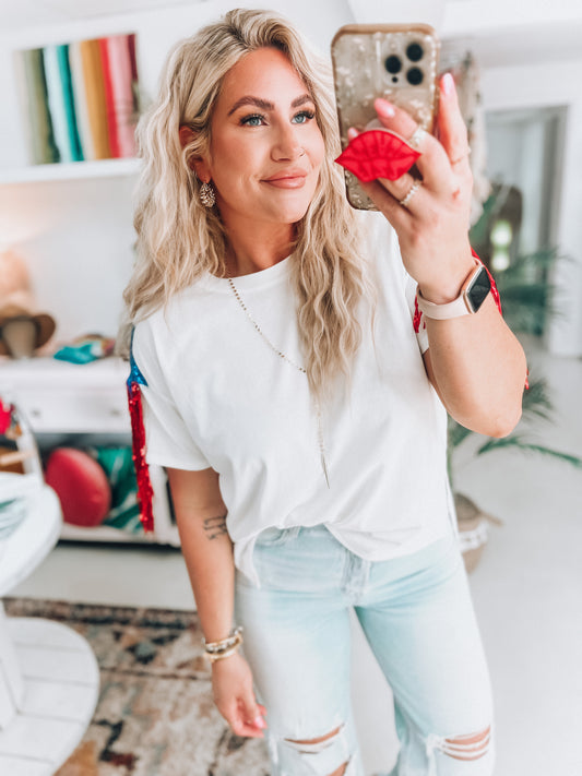 Fringe Star Top