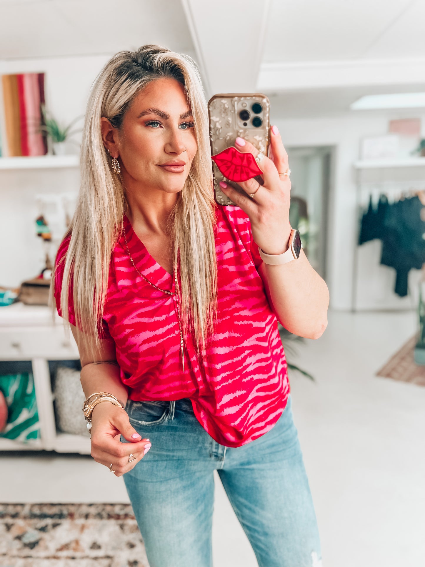 Pink It Up Top