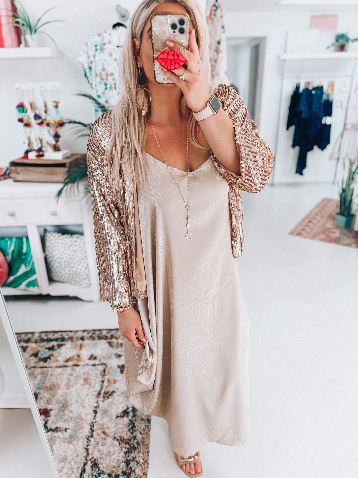 Pop Champagne Dress