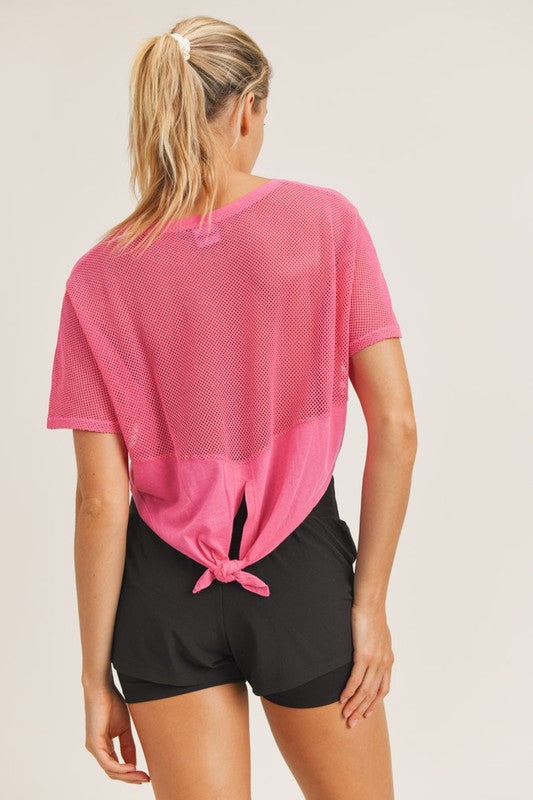 Jazzi Mesh Crop Top