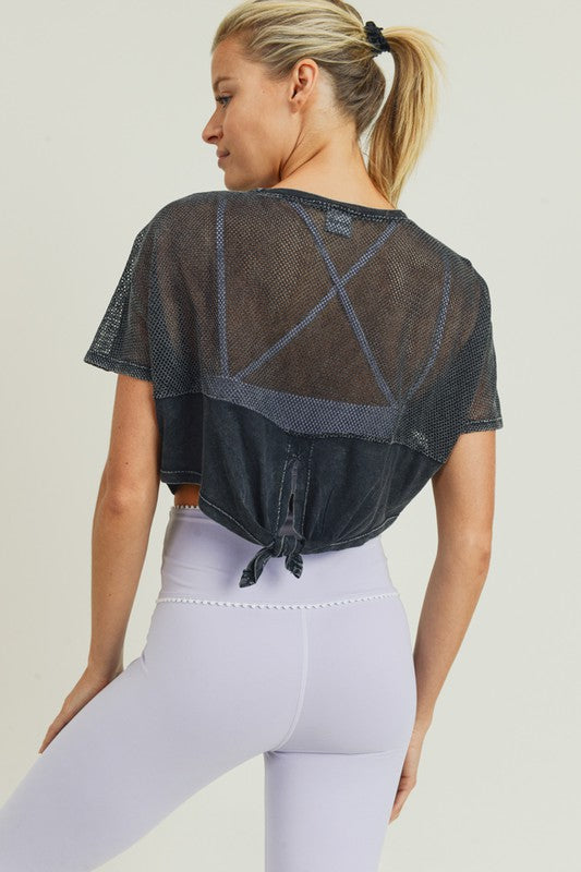 Jazzi Mesh Crop Top