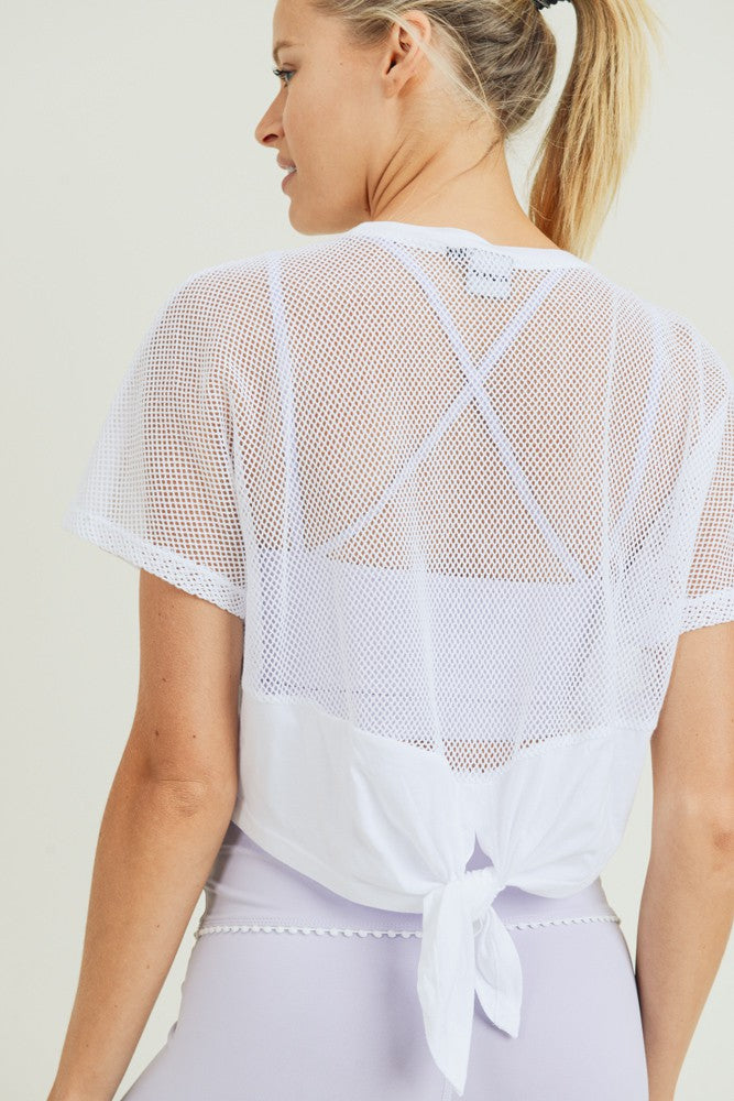 Jazzi Mesh Crop Top
