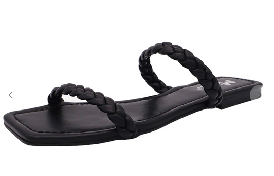 Braided Square Toe Sandals