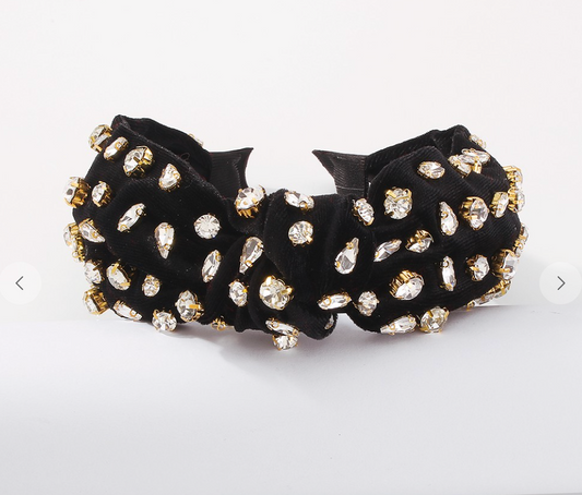 Black Stud Headband