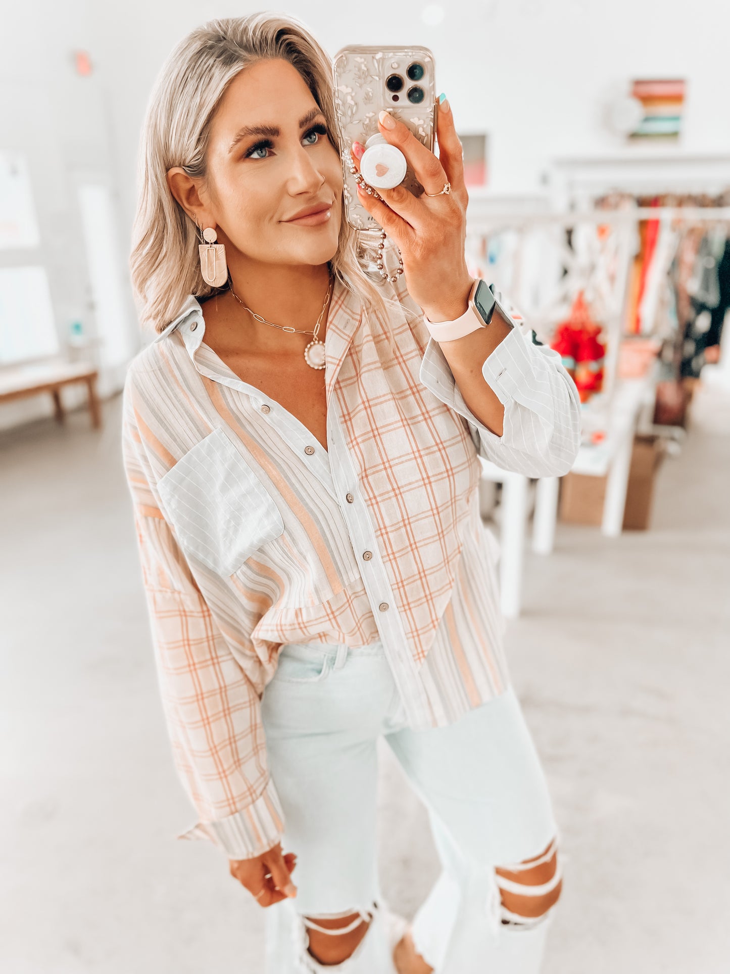 Jesse Button Down Top