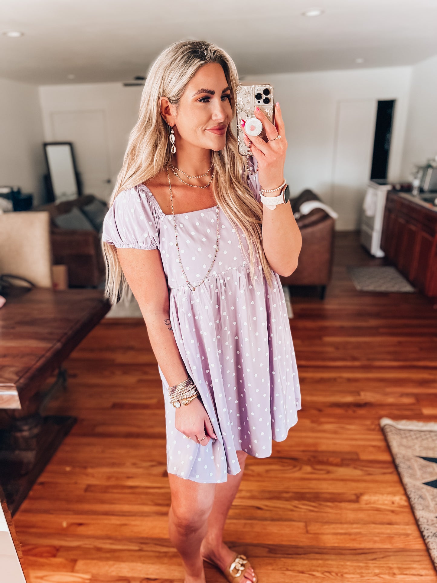 Greenlie Polka Dot Dress