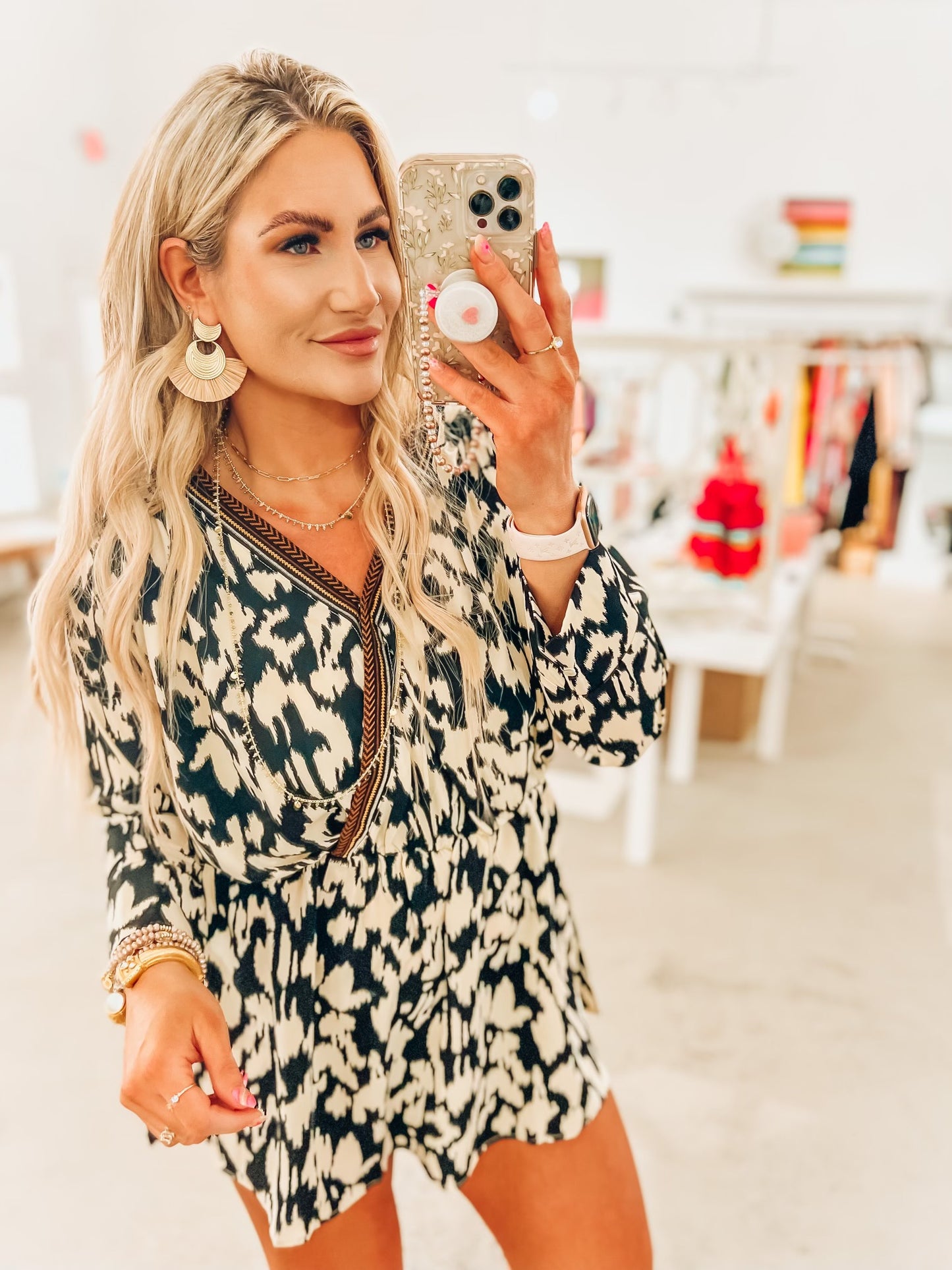 Winnie Leo Faux Wrap Dress
