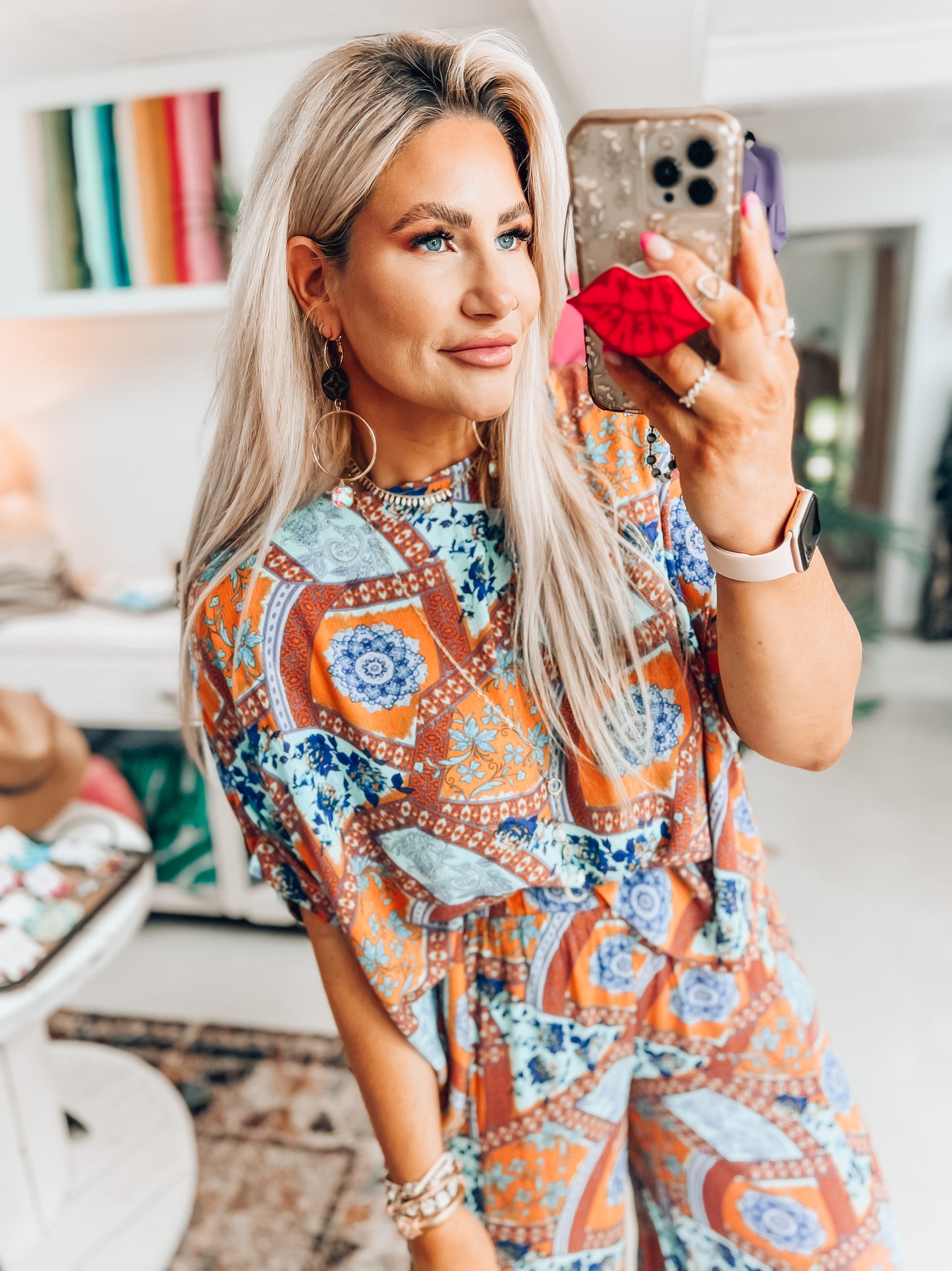 Prue Loose Fitting Gauze Top