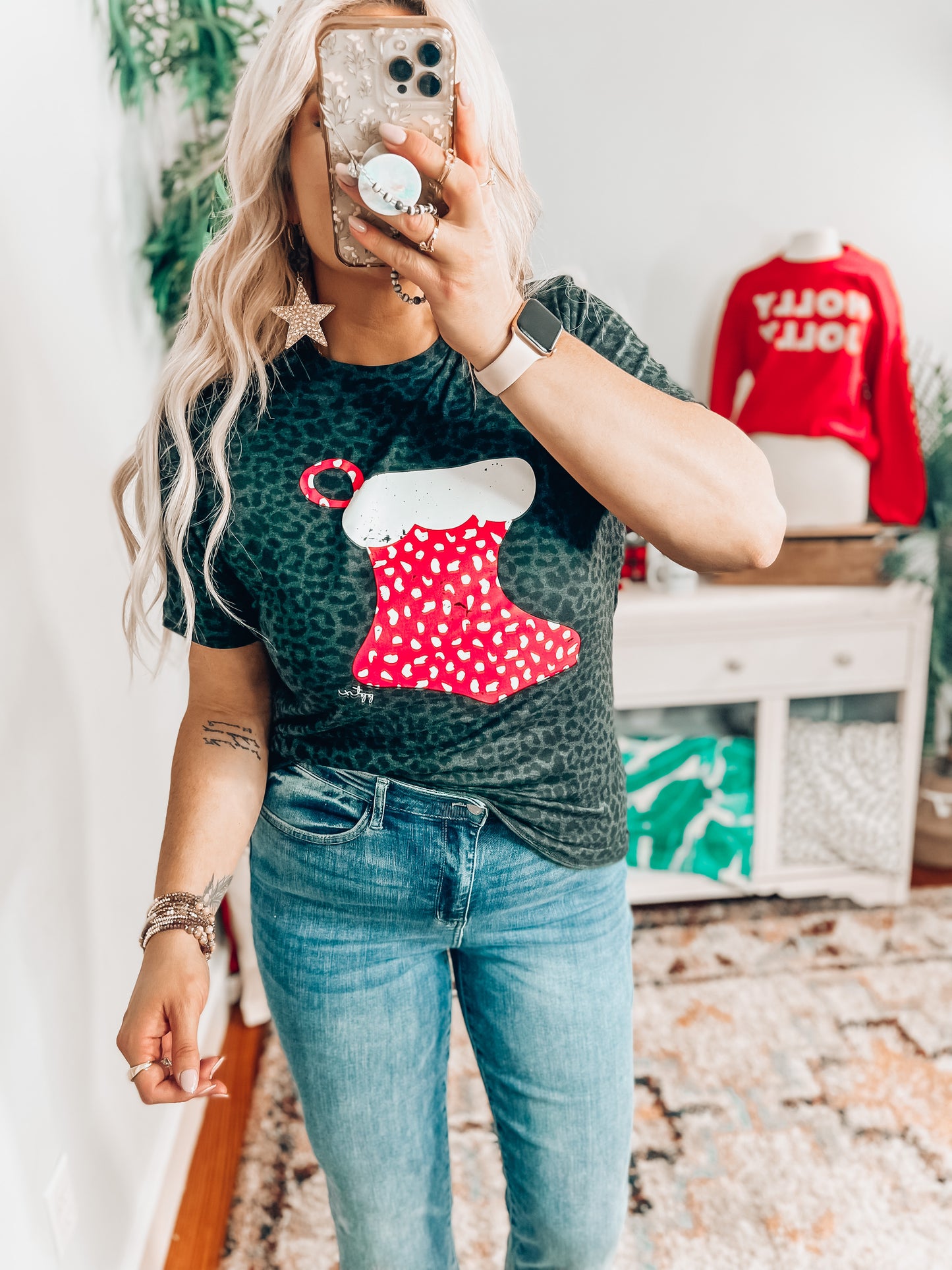 Spotted Stocking Tee