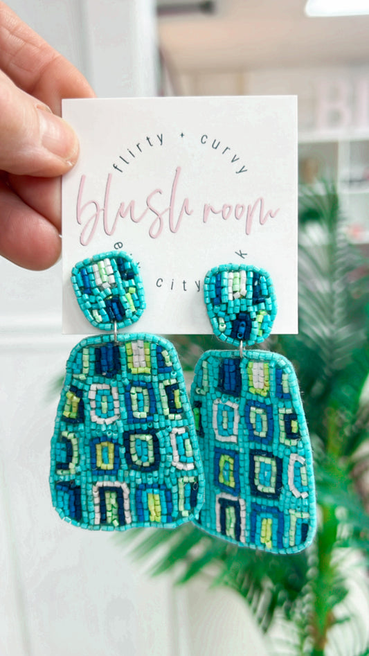 Blue Me Away Earrings