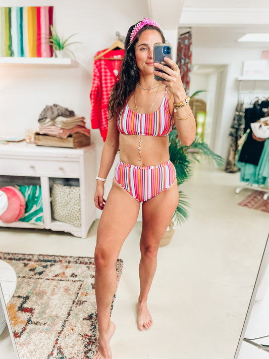 Summer Striped Swimsuit