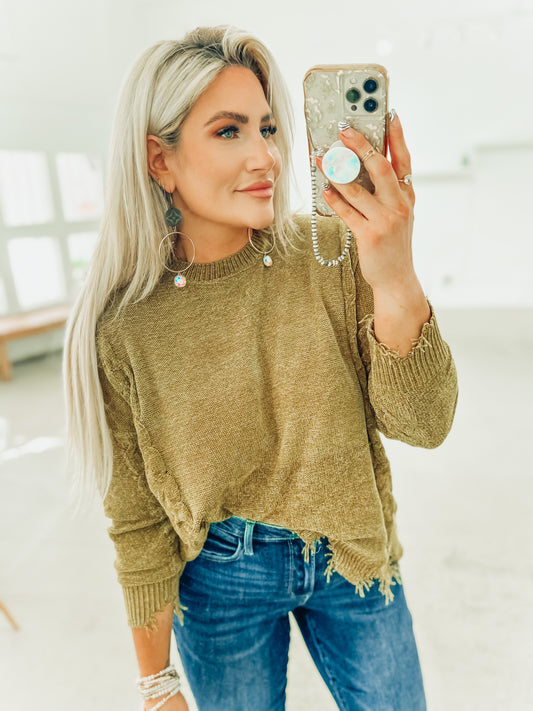 JoJo Cable Knit Sweater