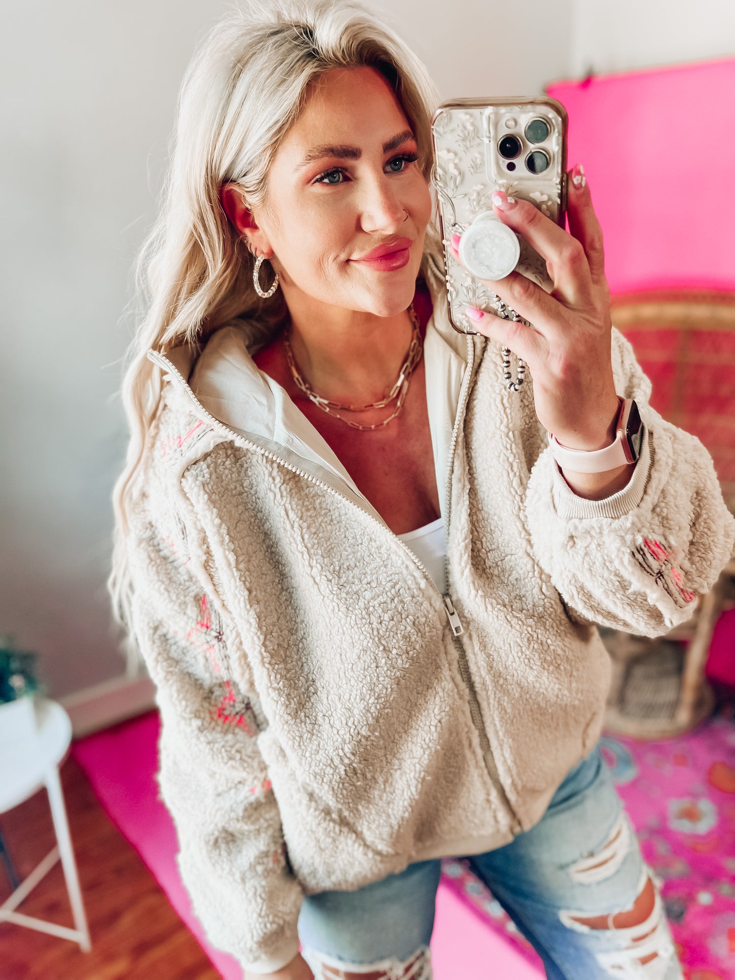Teddy Love Fur Hoodie