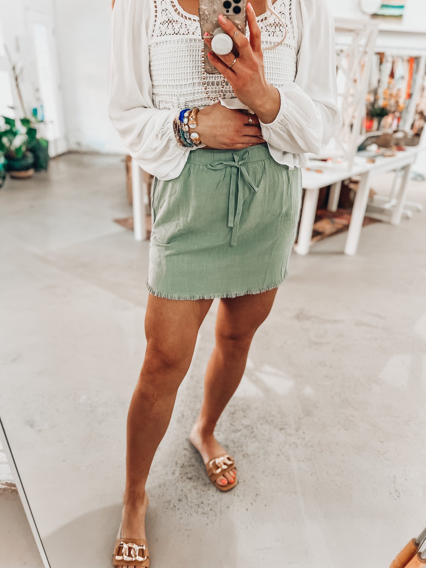 Tillie Linen Skirt