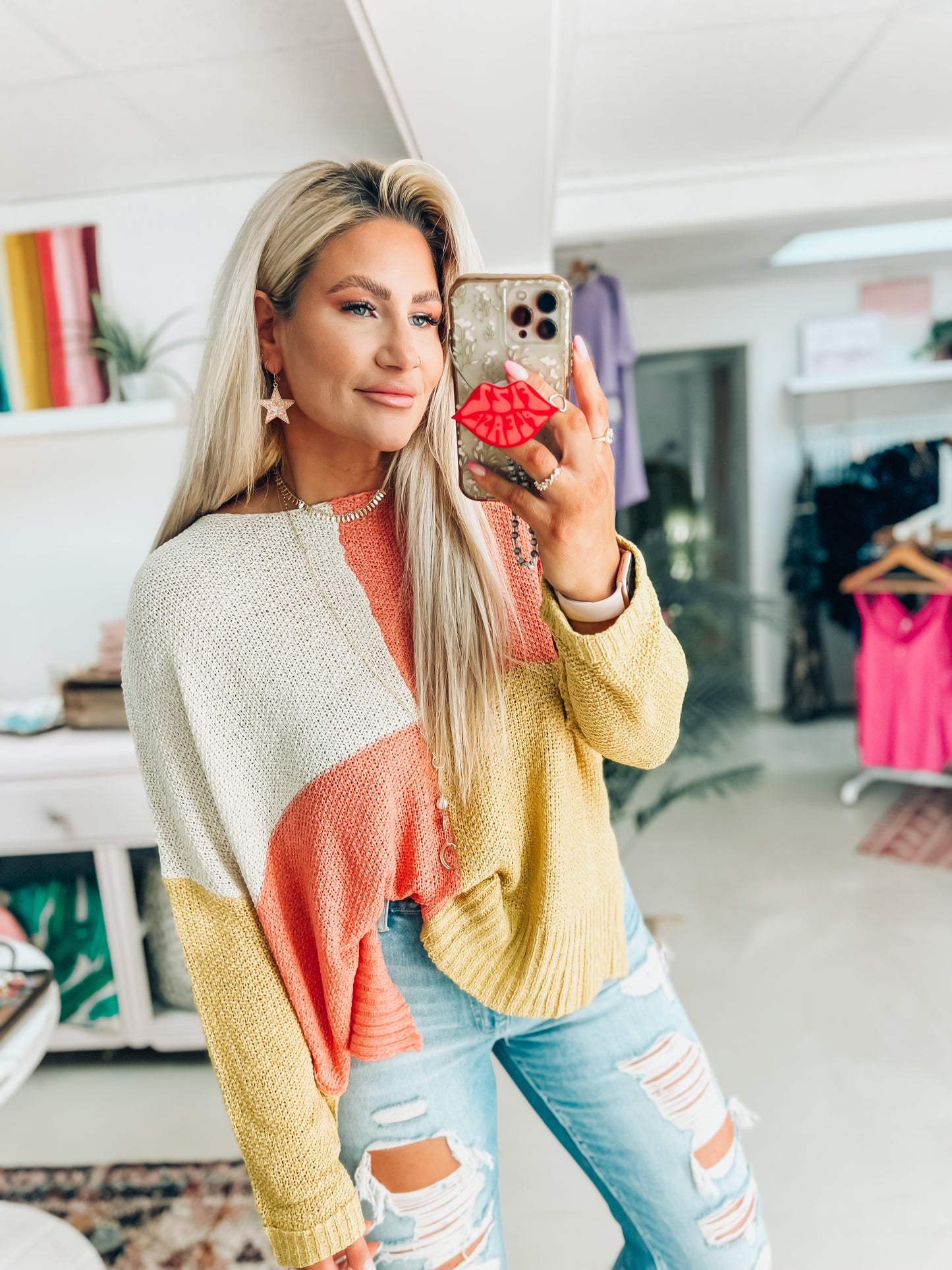 Annie Colorblock Top
