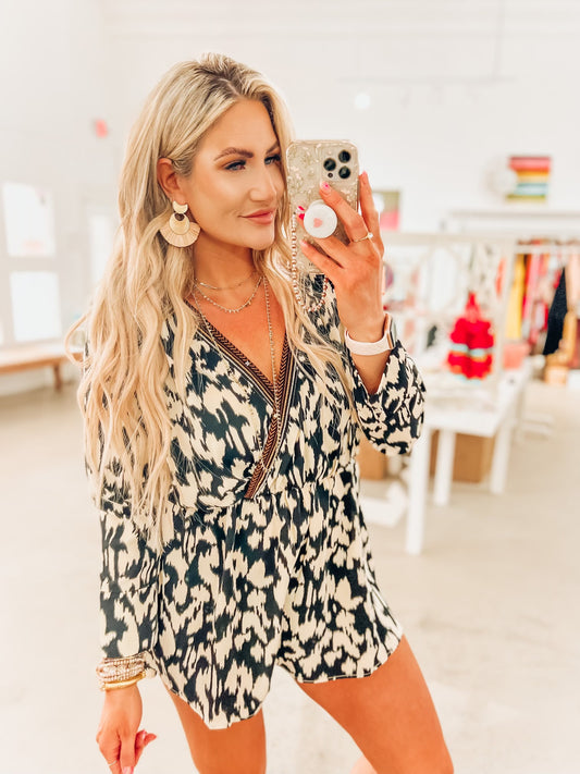 Winnie Leo Faux Wrap Dress