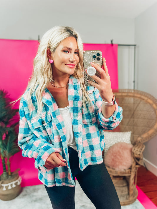 Poppy Plaid Shacket