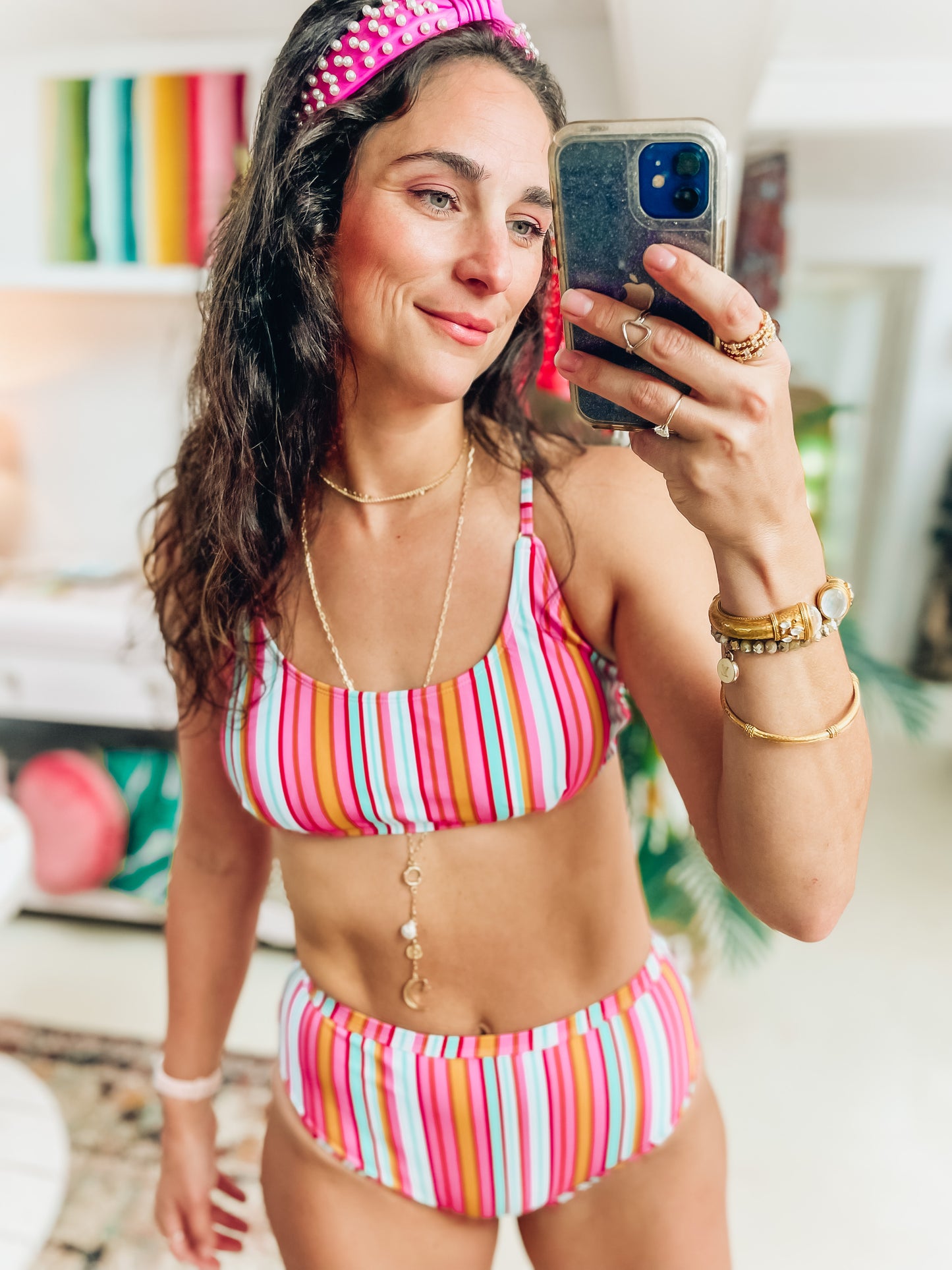 Summer Striped Swimsuit