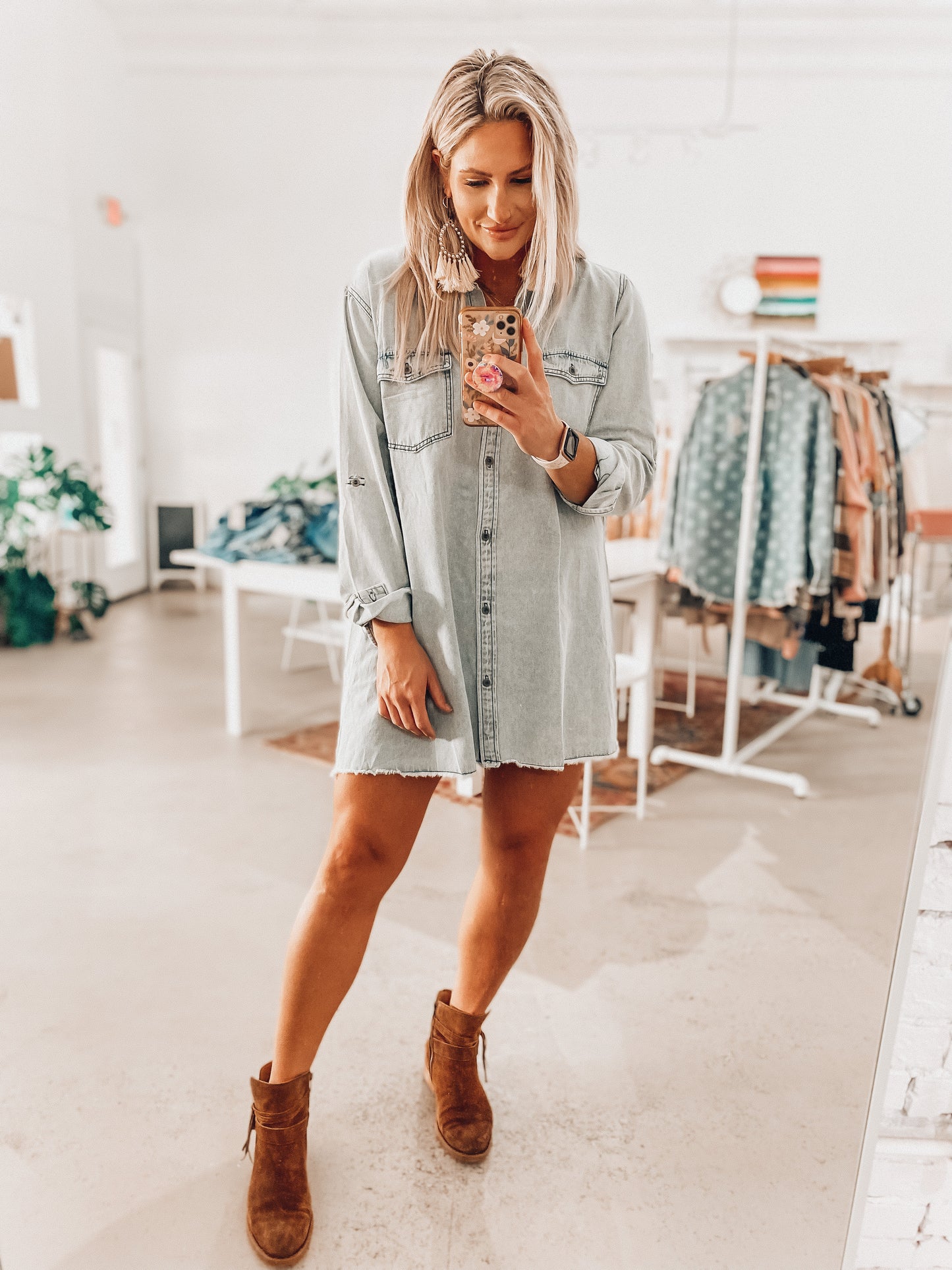 Quinn Denim Dress