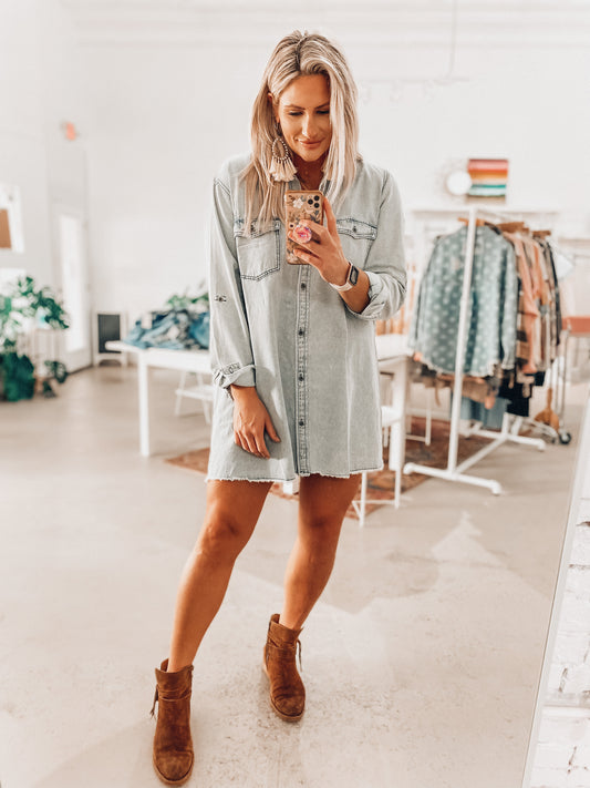 Quinn Denim Dress