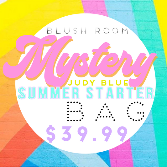 SUMMER STARTER { JUDY BLUE } MYSTER BAG $39