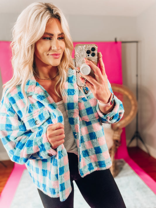Poppy Plaid Shacket