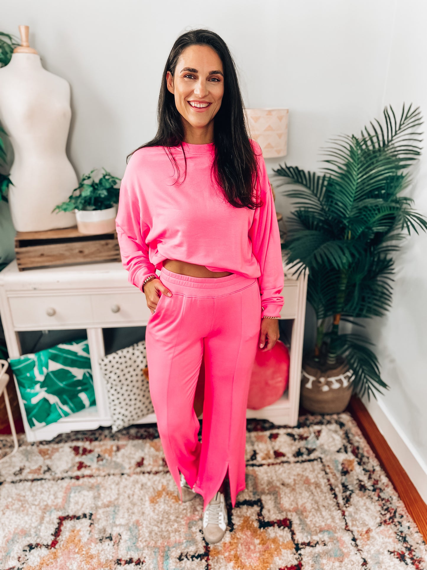 Bubblegum Crewneck Top