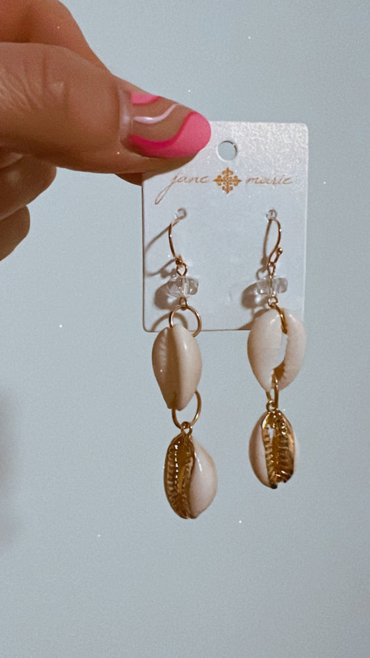 Shell Drop Earrings