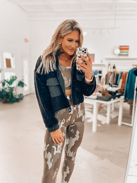 Stay Cozy Cropped Jacket