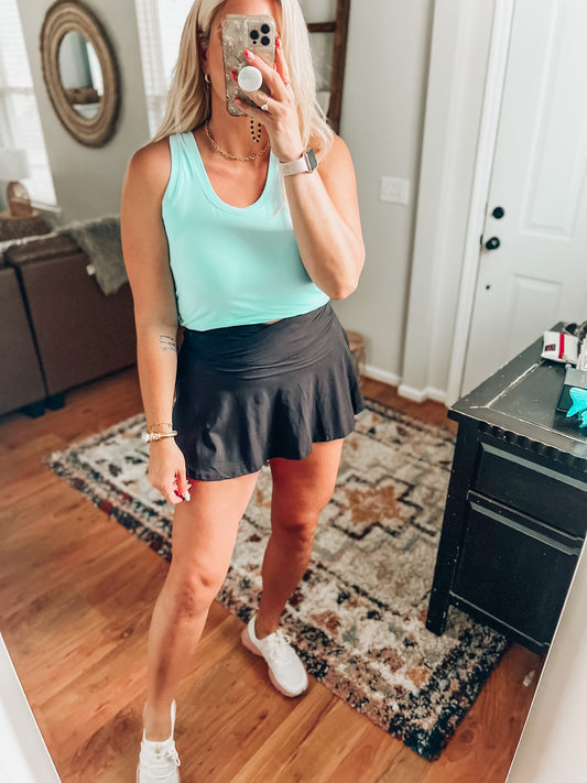 Serena Everyday Skirt- Black