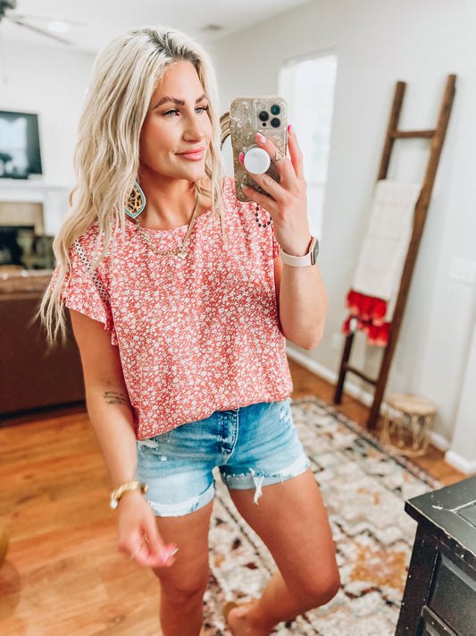 Cory Floral Top