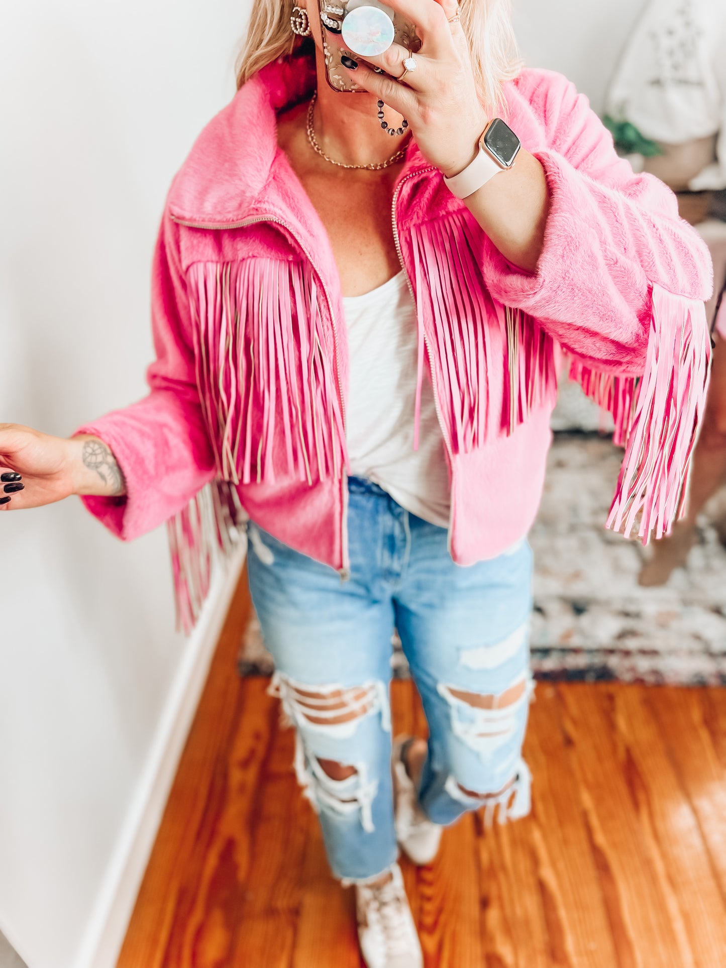 Skylar Fringe Jacket