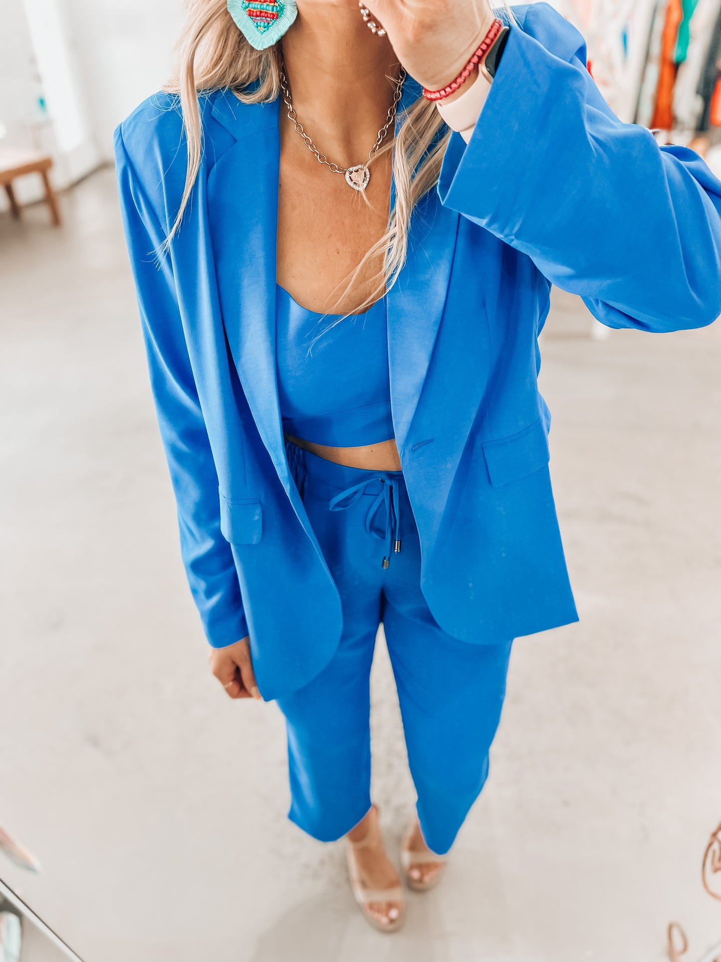 Boss B*tch Power Suit- Royal Blue