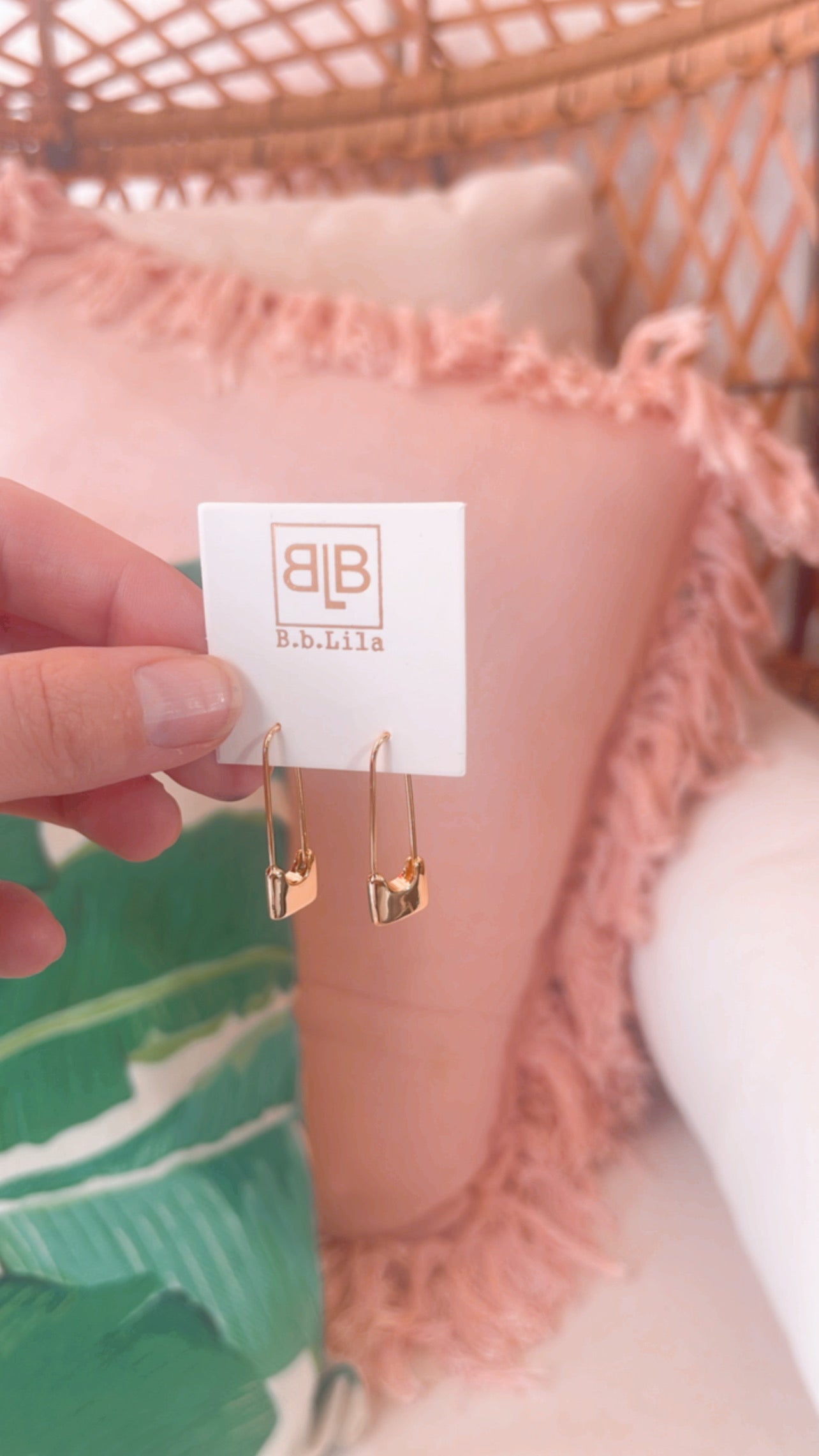 Safety Pin Earrings-You Trendy