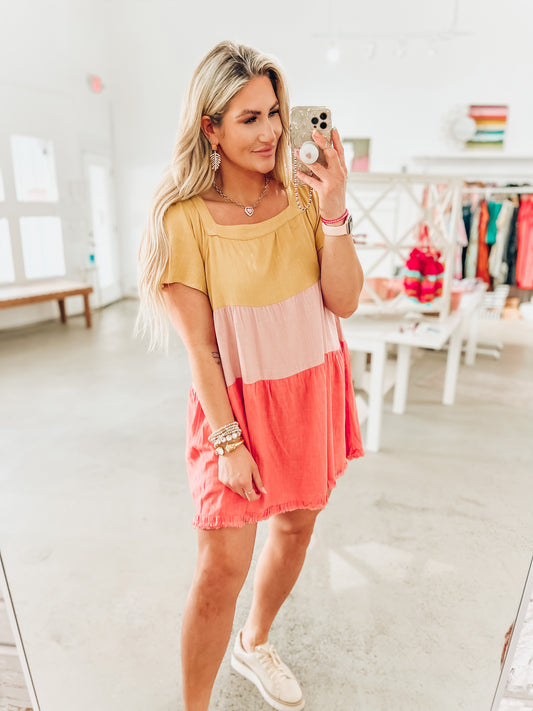 Hazel Colorblock Dress