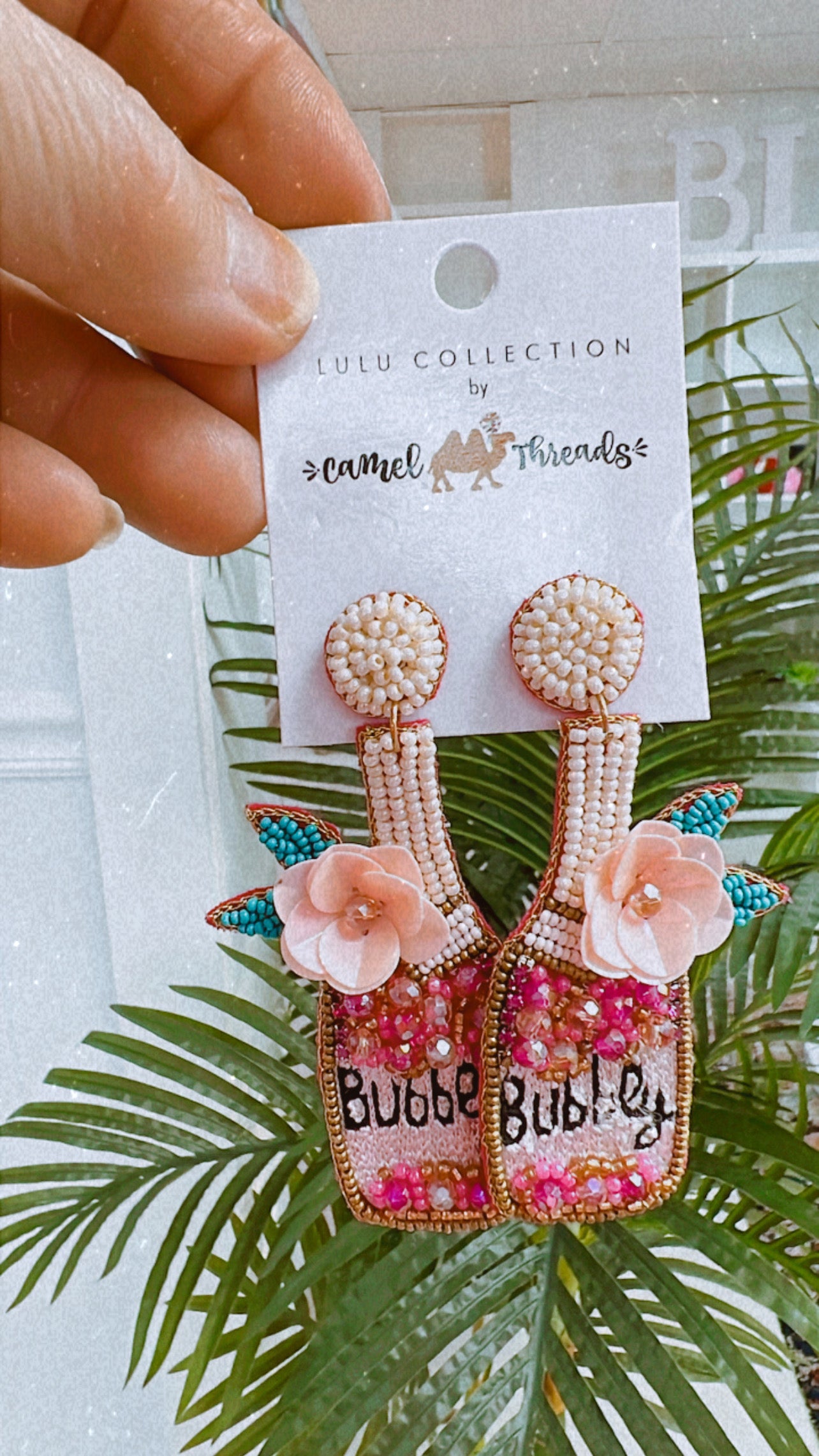 Bubbly Beaded Earrings