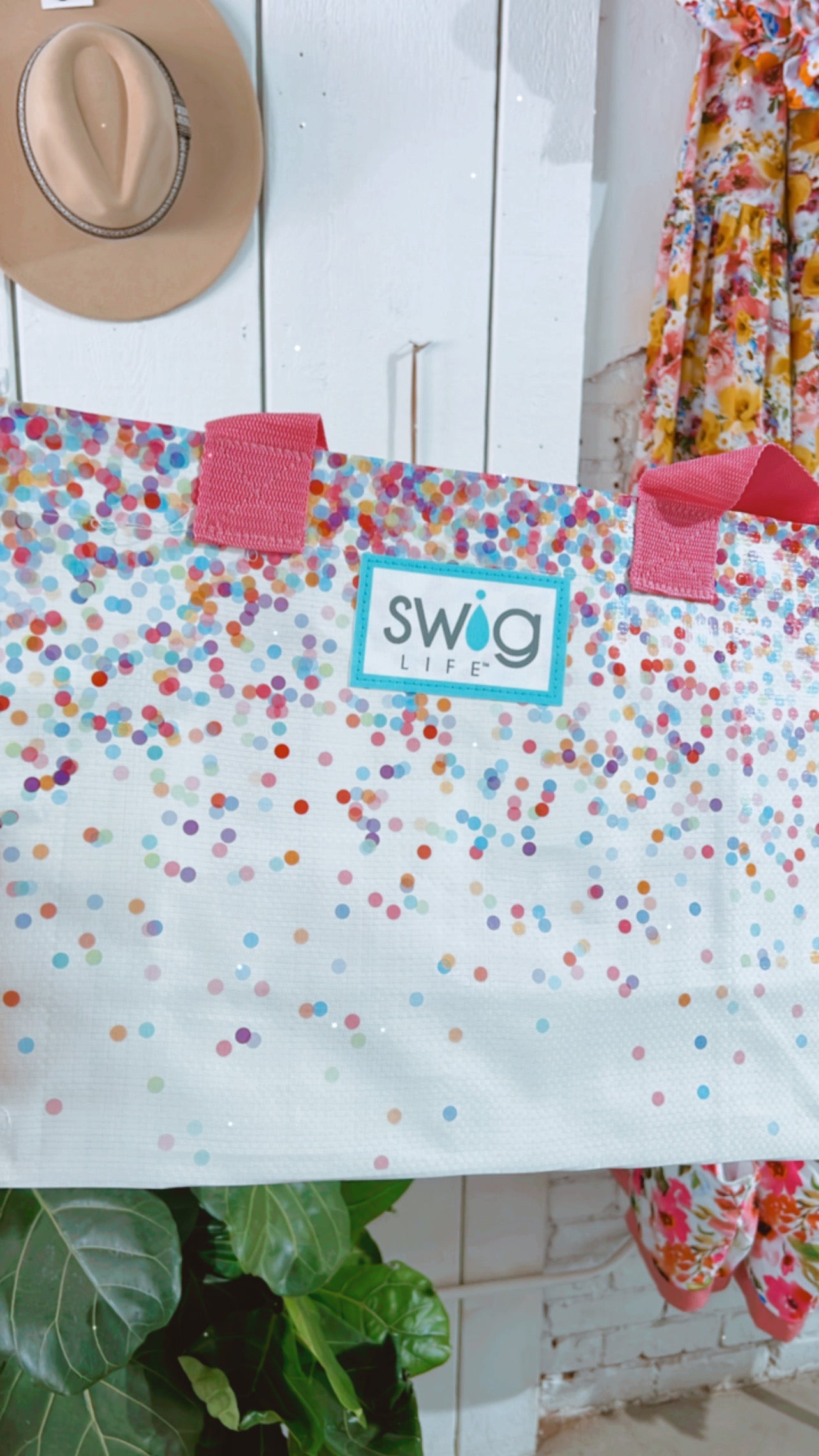 Confetti Laminated Tote