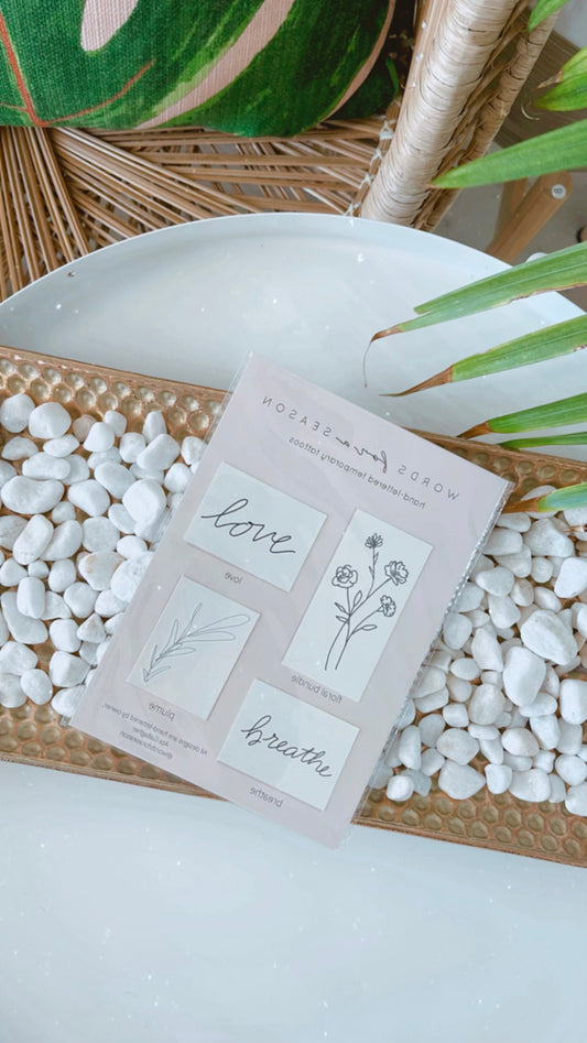 Temp Tattoos- Inspire