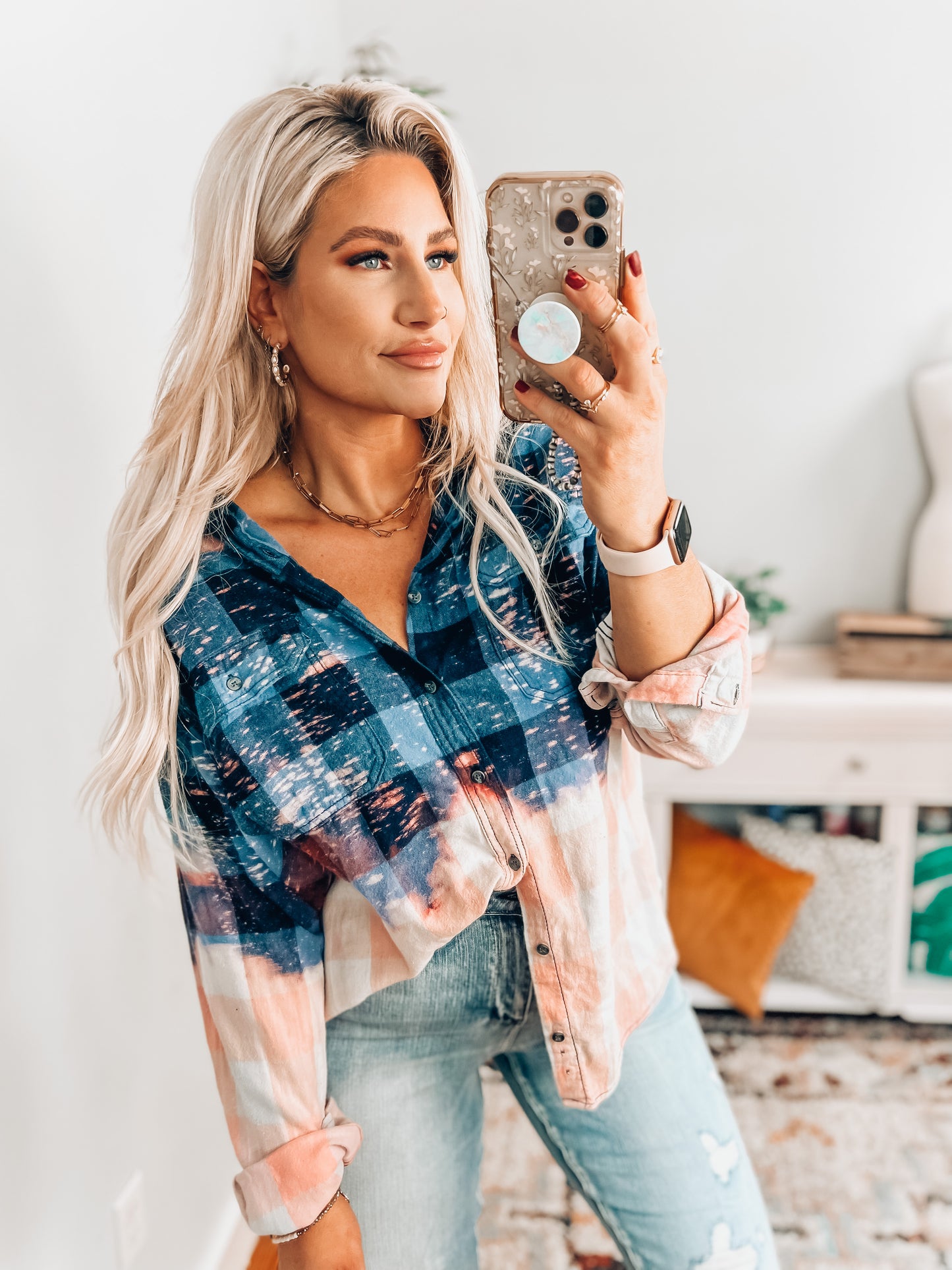 Blue Moon Fall Flannel