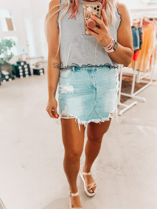 Harlee Denim Skirt