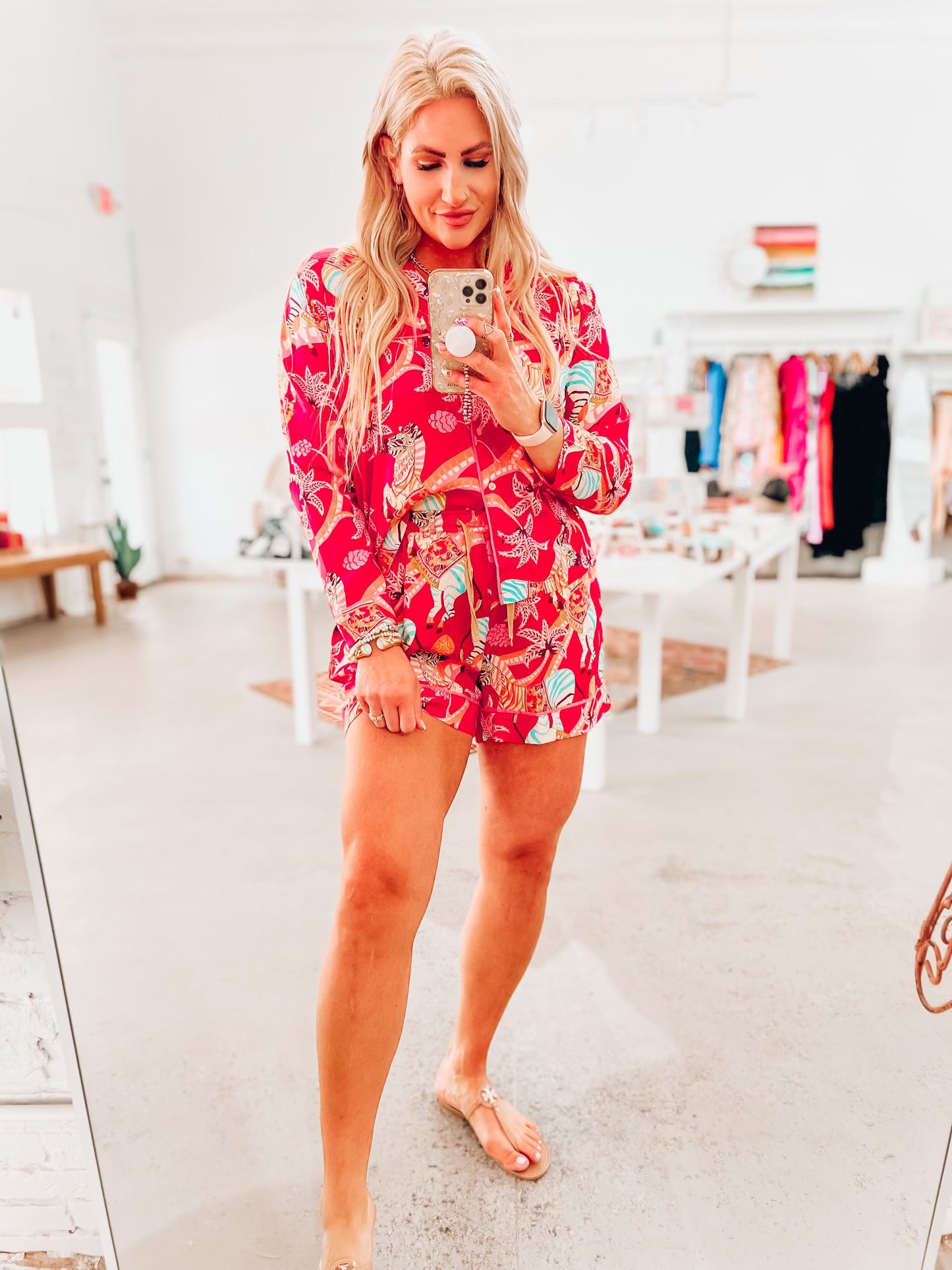 Zebra Carnival PJ Set