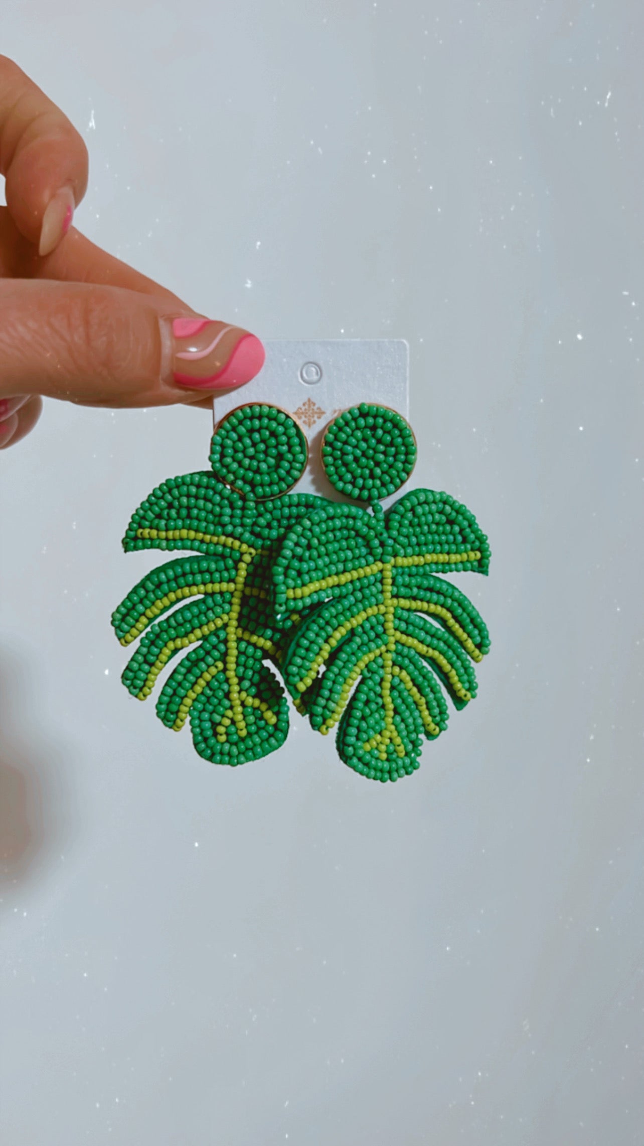 Palm Leaf Earrings